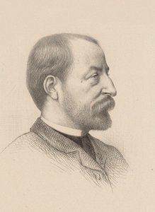 Portrett av komponisten Camille Saint-Saëns 1835-1921, 1884. av Gustave Clarence Rodolphe Boulanger