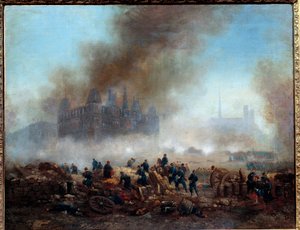 Rådhusbrannen, angrepet av troppene i Versailles (27. mai