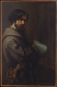 Alphonse Promayet (1822-1872) av Gustave Courbet