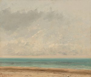 Stille hav, 1866. av Gustave Courbet