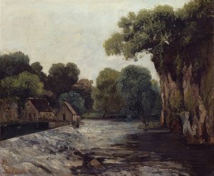 Mølleveien. 1866 av Gustave Courbet