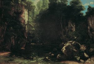 Den skyggefulle bekken av Gustave Courbet