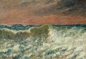 Bølgen av Gustave Courbet