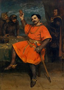 Louis Gueymard 1822-1880 som Robert djevelen, 1857. av Gustave Courbet