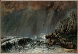 Marine: Vannskruen av Gustave Courbet