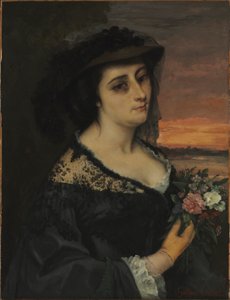 Fru L... (Laure Borreau) av Gustave Courbet