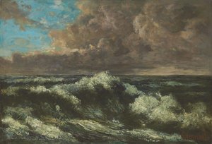 Seascape; Seascape, ca. 1870 av Gustave Courbet