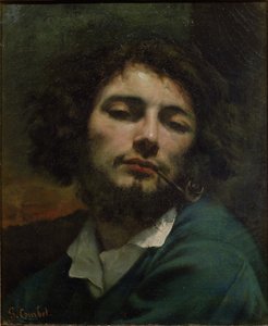 Selvportrett av Gustave Courbet