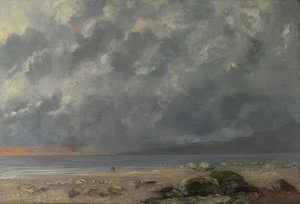Strandmusikk. 1874 av Gustave Courbet