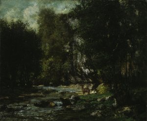 Bekken i Les Puits-Noir, ca. 1855. av Gustave Courbet