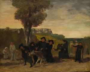 Returen fra møtet, 1863 av Gustave Courbet