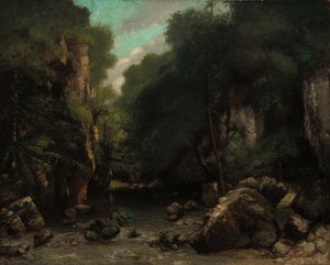 Les Puits-Noir-dalen, 1868. av Gustave Courbet