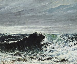 Bølgen av Gustave Courbet