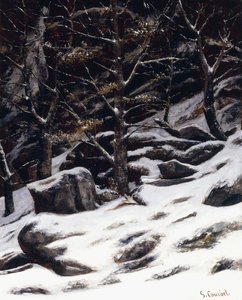 Vinter, ca. 1873 av Gustave Courbet