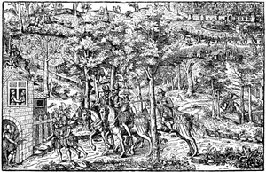 Attentatet på Francois De Guise av Jean Poltrot de Mere, 1898