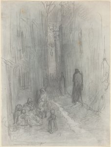 En bakgate i London av Gustave Dore