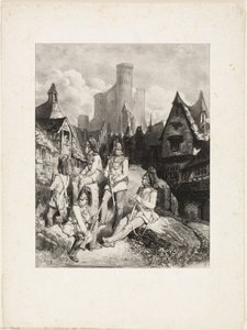 En gruppe østerrikske vakter av Gustave Dore