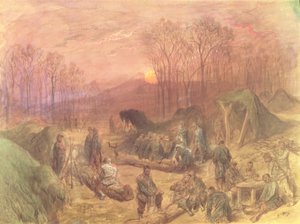 Et militært leirsted av Gustave Dore