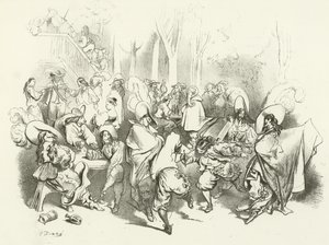 Etter Richelieus dekret mot duellering (gravyr) av Gustave Dore