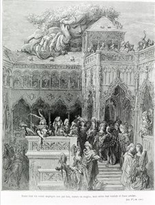 Hele deres liv ble ikke ansatt av lover, vedtekter eller regler, men i henhold til deres vilje og ærlige vilje, etter Gargantua (1534) av François Rabelais (1483 - 1553). Gravert av Gustave Dore (1832-1883). av Gustave Dore