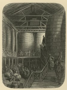 Bryggeriarbeidere i stabburet av Gustave Dore