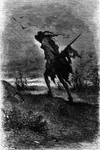 Kaptein Fracasse av Theophile Gautier (1811-1872). Illustrasjon av Gustave Dore (1832-1883). av Gustave Dore