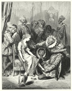 Cendrillon; Askepott (gravering) av Gustave Dore