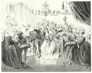 Cendrillon; Askepott (gravering) av Gustave Dore