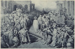 Kristus forlater Praetorium (litho) av Gustave Dore