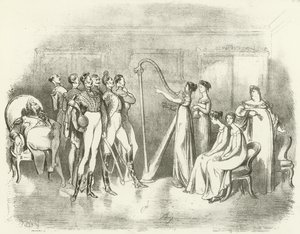 Corinna or Vocal Charms 1810 (gravyr) av Gustave Dore