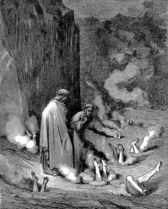 Dante and Virgil in the inferno, 1863   1166852   no       norwegian Successfully Translated  Original: Shirasuka: View of Shiomi Slope (Shirasuka, Shiomizaka zu), from the series "Fifty-three Stations of the Tokaido (Tokaido gojusan tsugi no uchi)," also  av Gustave Dore