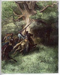 Death of Absalom (Avshalom) - The death of Absalom (or Avshalom, Absalon). After the defeat against his father