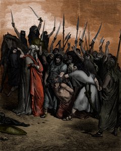 Death of Agag av Doré - Bibelen av Gustave Dore