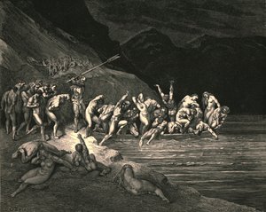 A like way Adams evil rug, c1890. av Gustave Dore