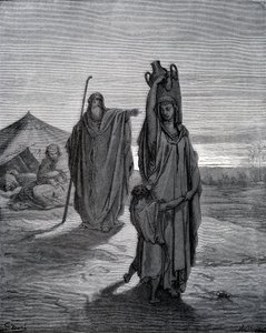 Utvisning av Hagar av Gustave Dore
