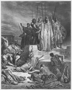 Gustave Dore Bibelen: Hungersnøden i Samaria av Gustave Dore