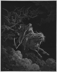 Gustave Dore Bibelen: Visjonen om døden av Gustave Dore