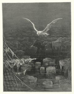Gustave Dore-illustrasjon til Coleridges Rime of the Ancient Mariner (gravering) av Gustave Dore