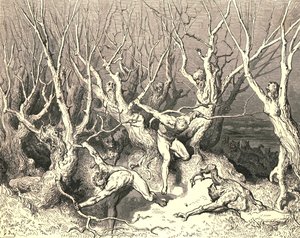 Skynd deg nå, de fremste ropte, skynd deg nå døden!, c1890. av Gustave Dore