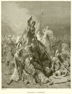 Huniades i Beograd av Gustave Dore