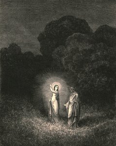Jeg, som nå byr deg i dette ærend, er Beatrice, c1890. av Gustave Dore