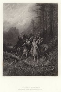 Illustrasjon for Vivien av Alfred Tennyson av Gustave Dore