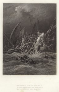 Illustrasjon for Vivien av Alfred Tennyson av Gustave Dore