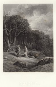 Illustrasjon for Vivien av Alfred Tennyson av Gustave Dore