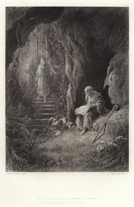 Illustrasjon for Vivien av Alfred Tennyson av Gustave Dore