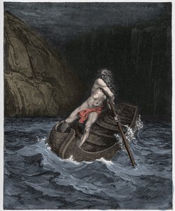 Helvete, sang 3: Charon av Gustave Dore