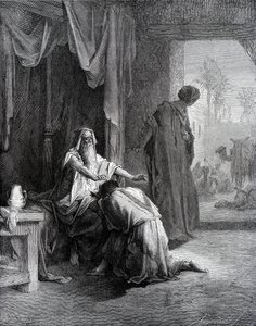 Isak velsigner Jakob av Gustave Dore