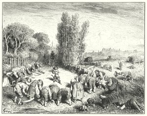 Mesterkatten eller puss i støvler; Puss In Boots (gravering) av Gustave Dore