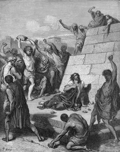 St Stephens martyrium av Gustave Dore