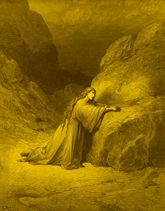 Maria Magdalena, den angrende synderen - Bibelen av Gustave Dore